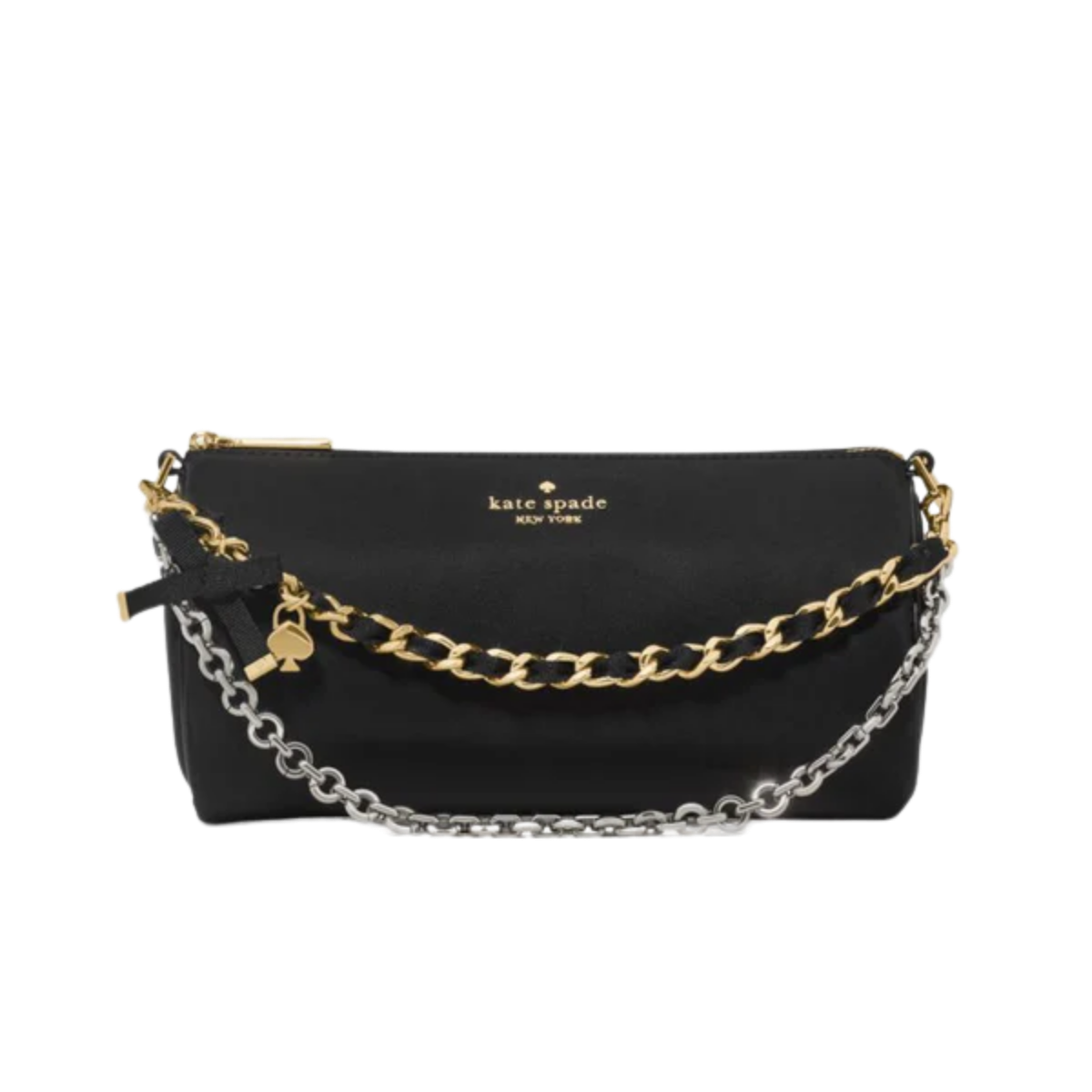 Kate Spade Roulette Nylon Mini Crossbody Convertible Bag Black