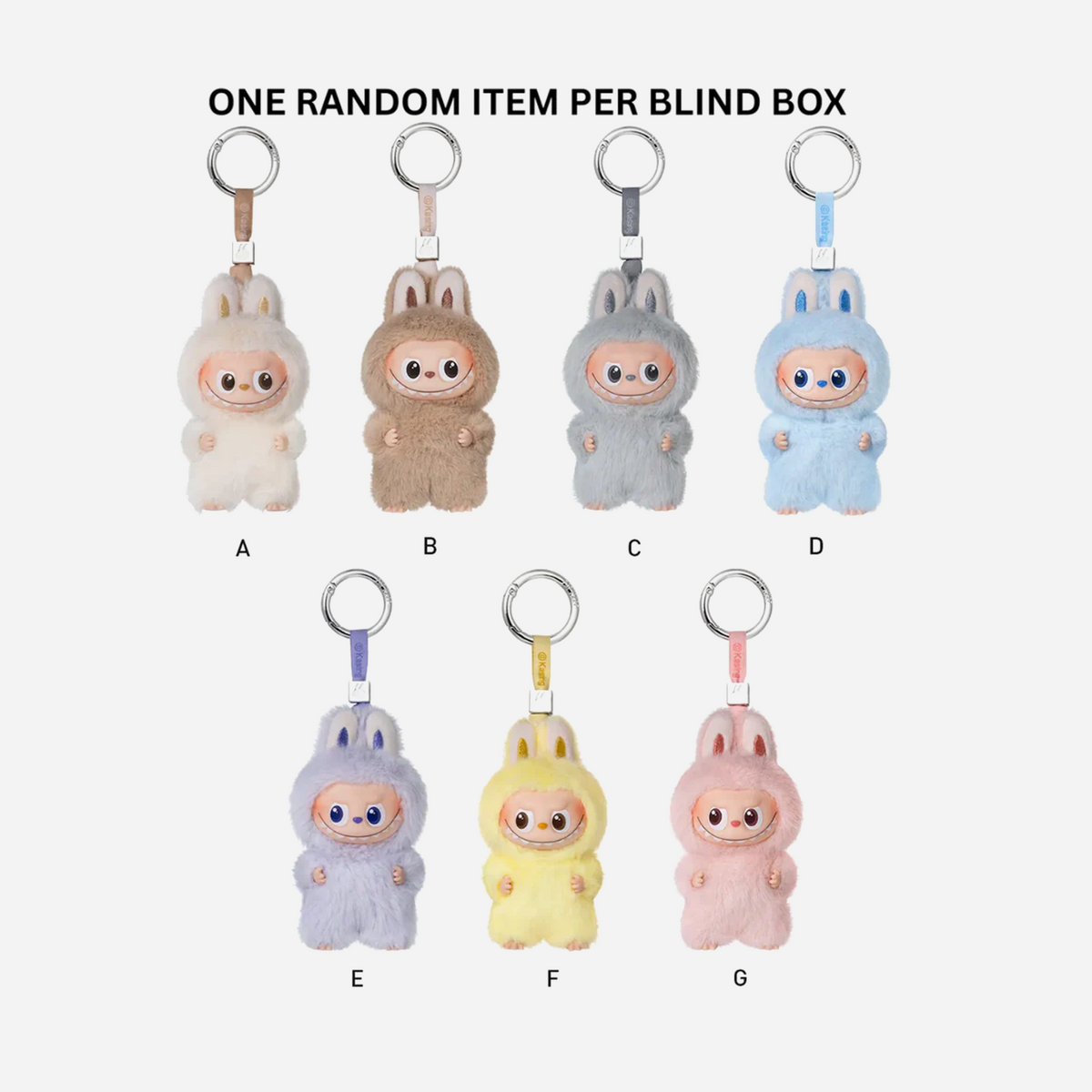 Pop Mart Labubu The Monsters Pin for Love Series Vinyl Plush Pendant (A-M)(PACK OF 1)