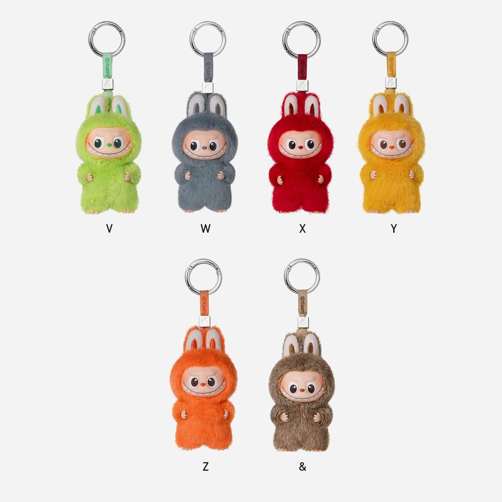 Pop Mart Labubu The Monsters Pin for Love Series Vinyl Plush Pendant (N-Z)(PACK OF 1)