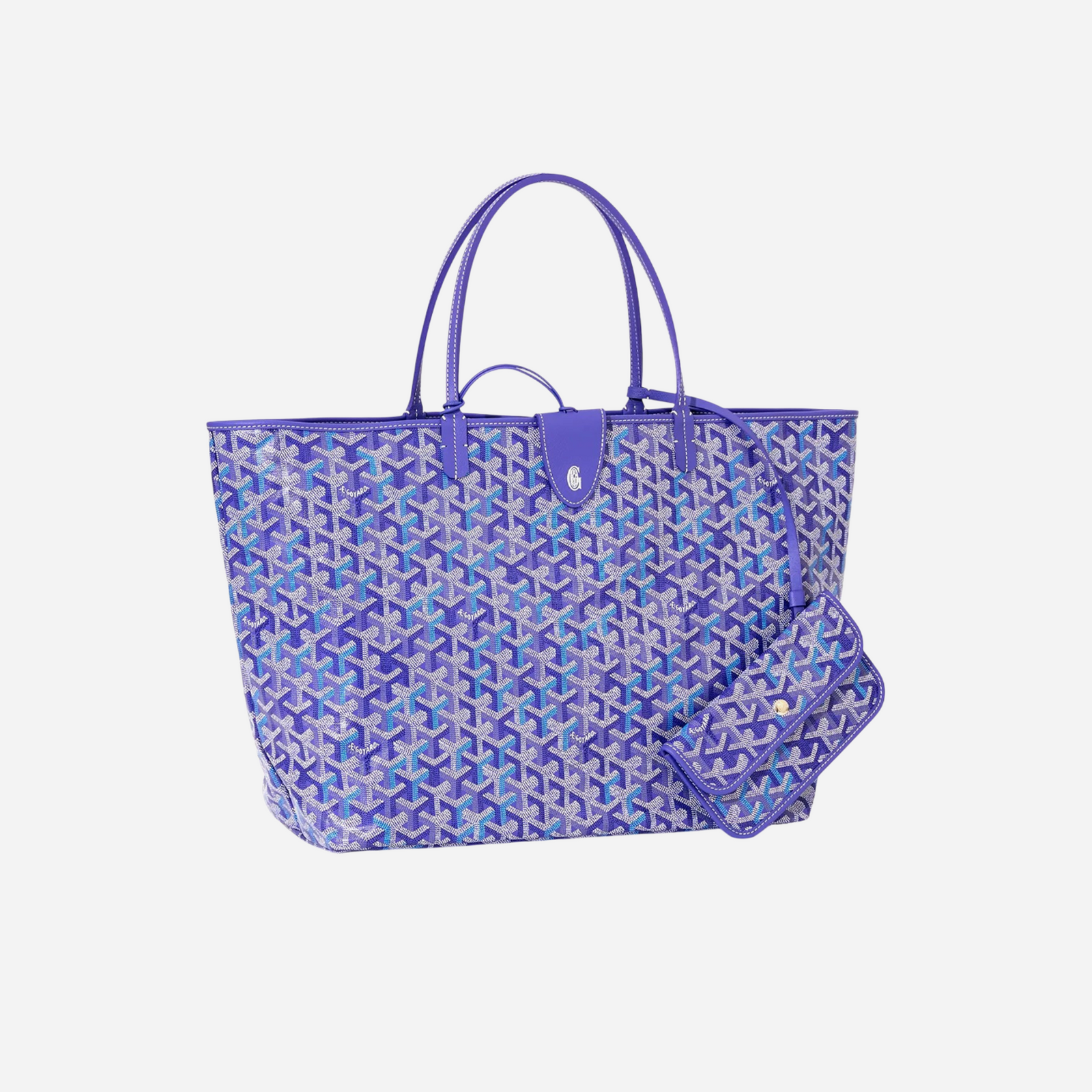 Goyard Saint Louis GM bag Multicoloured Blueberry Purple Limited Edition