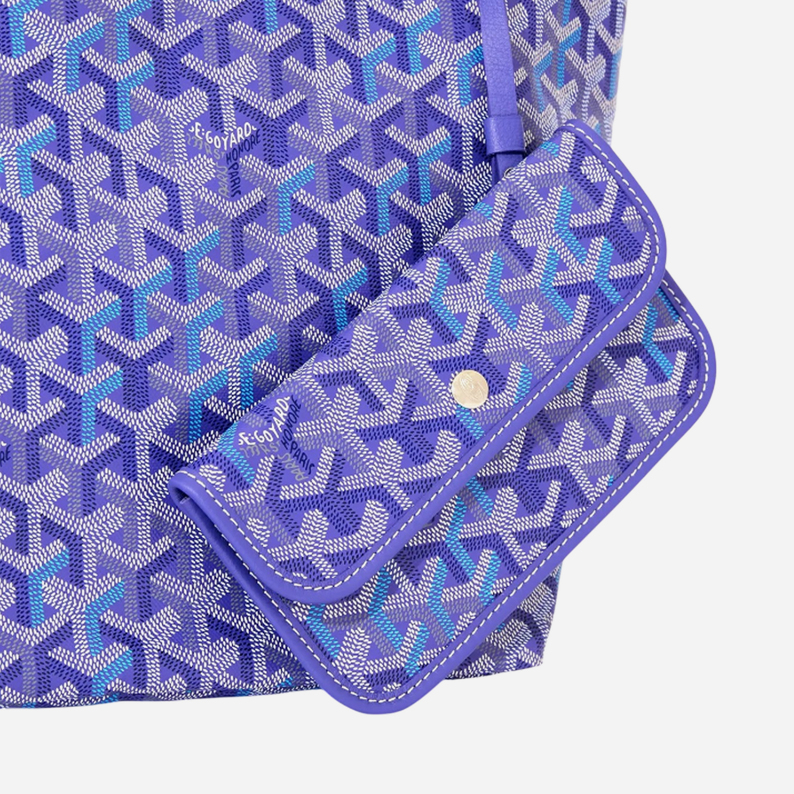 Goyard Saint Louis GM bag Multicoloured Blueberry Purple Limited Edition