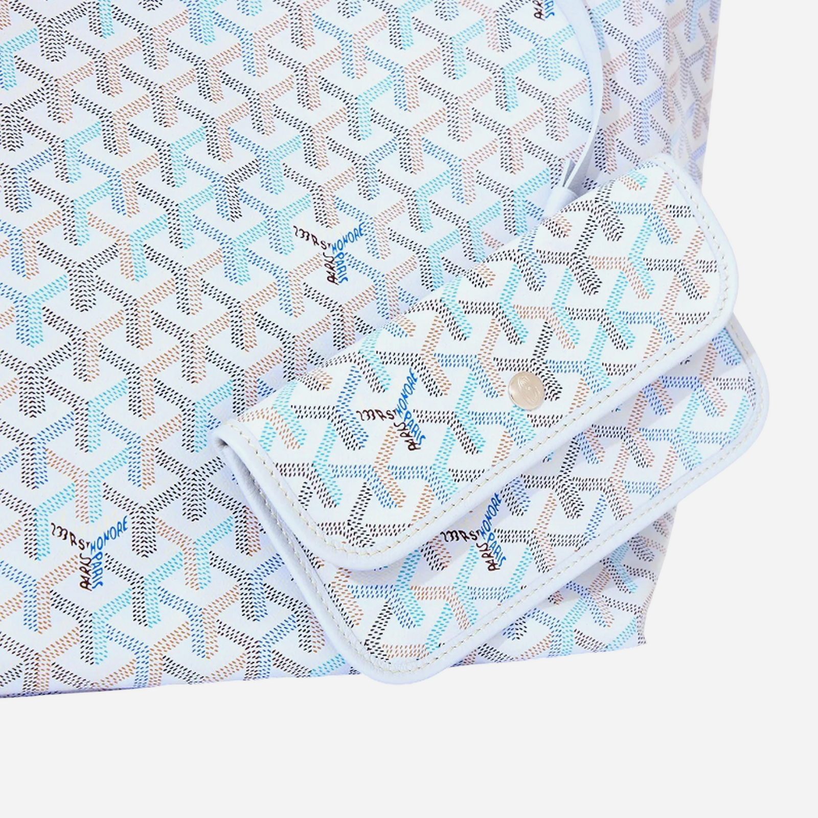 Goyard Saint Louis GM bag Multicoloured Polar Blue Limited Edition