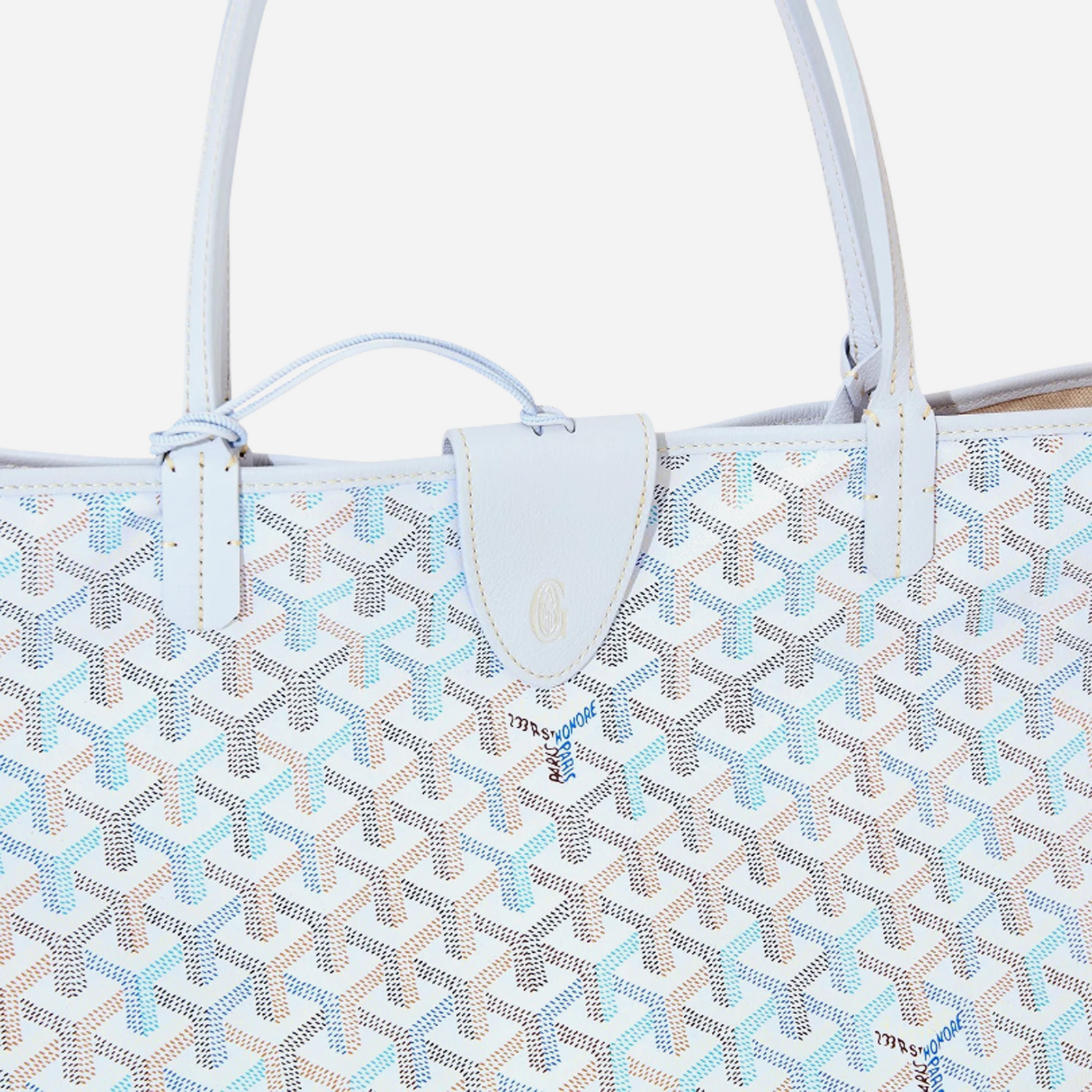 Goyard Saint Louis GM bag Multicoloured Polar Blue Limited Edition