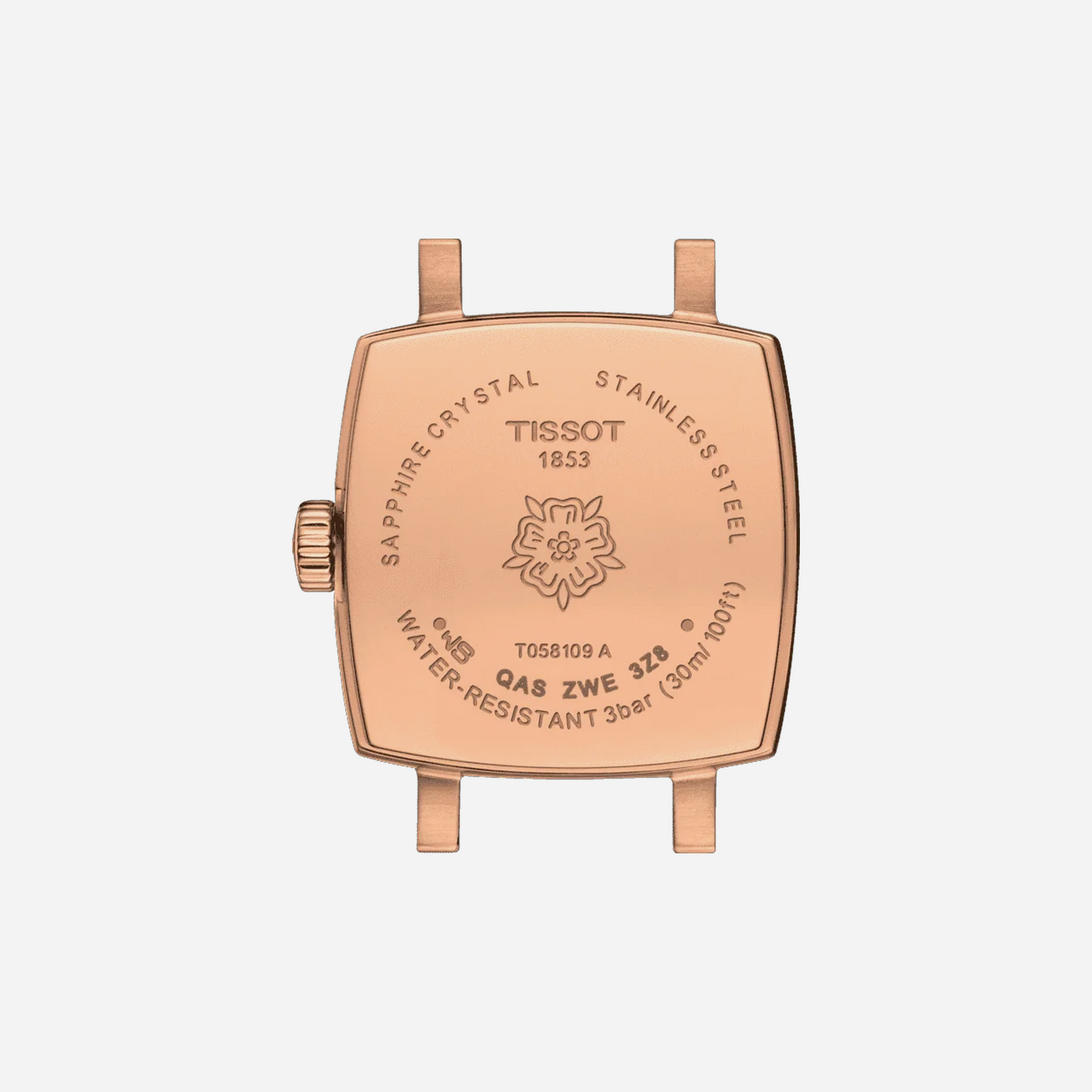 Tissot Lovely Summer set Baton Dial Brown Leather Strap Watch WMNS