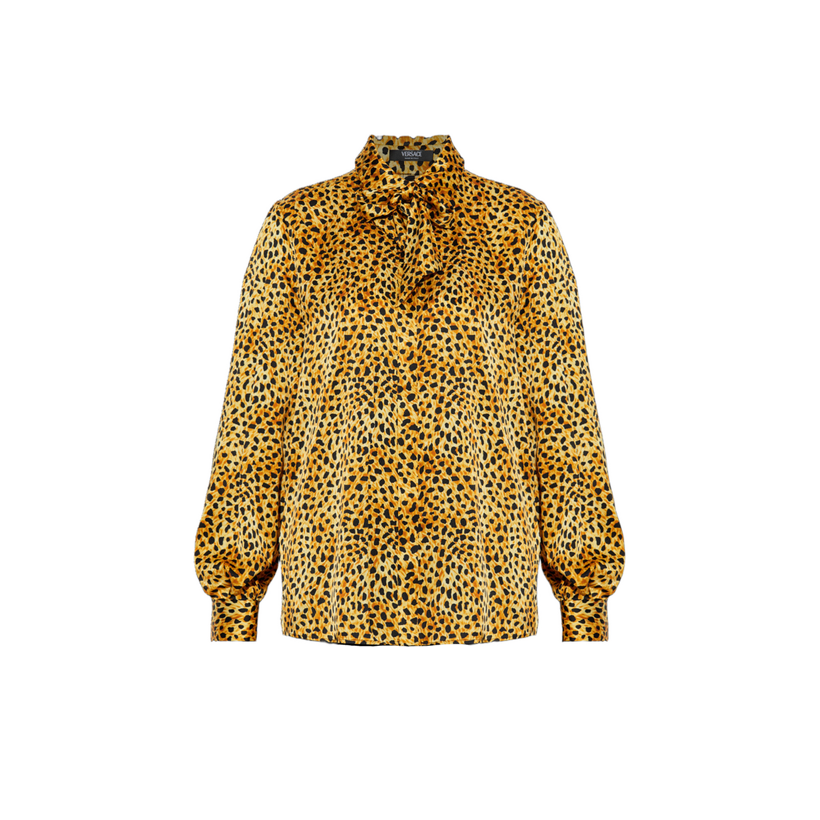 Women Shirt Cheetah Allover Print Medusa Motif