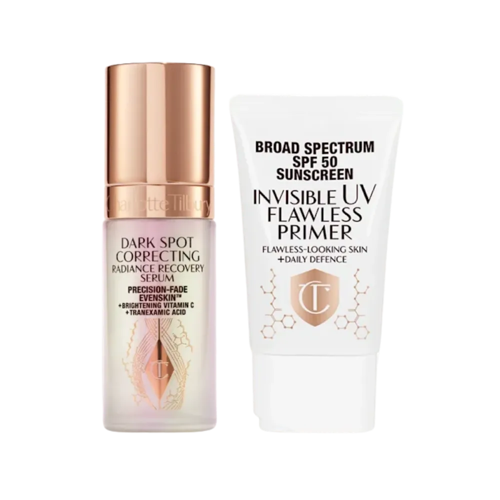 Charlotte Tilbury Dark Spot Correcting Invisible UV Duo Skincare Kit