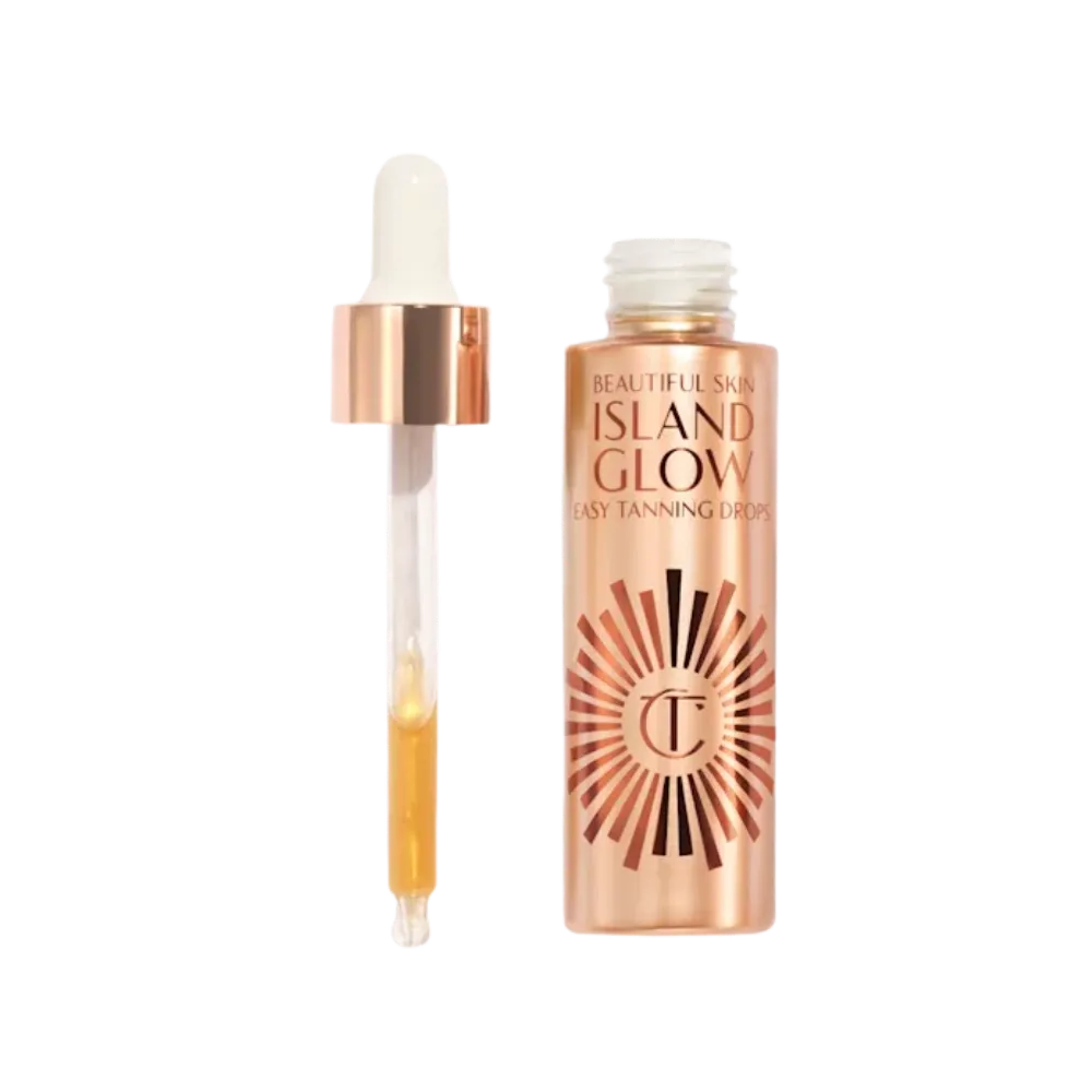Charlotte Tilbury Beautiful Skin Island Glow Easy Tanning Drops Tan to Deep