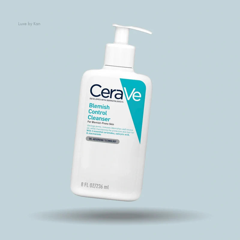 CeraVe Blemish Control Face Cleanser with 2% Salicylic Acid & Niacinamide for Blemish-Prone Skin 236ml