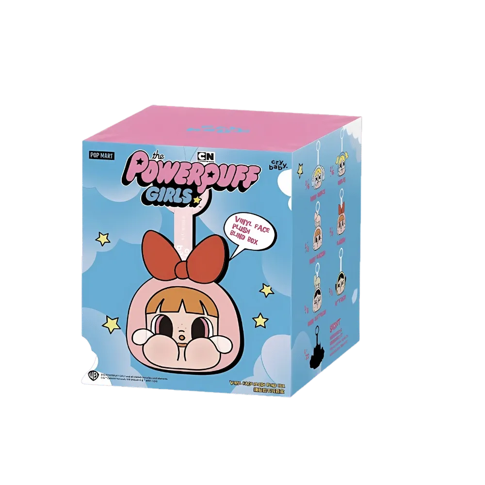  Pop Mart CryBaby x Powerpuff Girls Series Vinyl Face Plush Blind Box