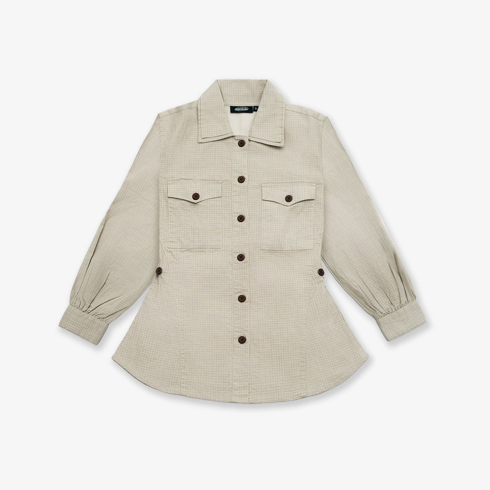 SUPERKICKS NOSTALGIC WOMEN'S SHIRT { BROWN/BROWN
