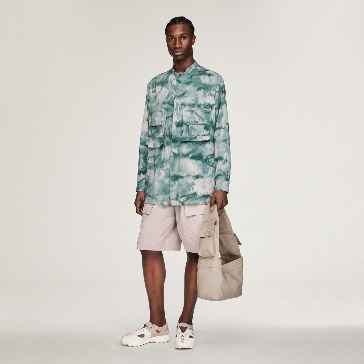 Y-3 NEWSPAPER BAG S { LIGHT BROWN
