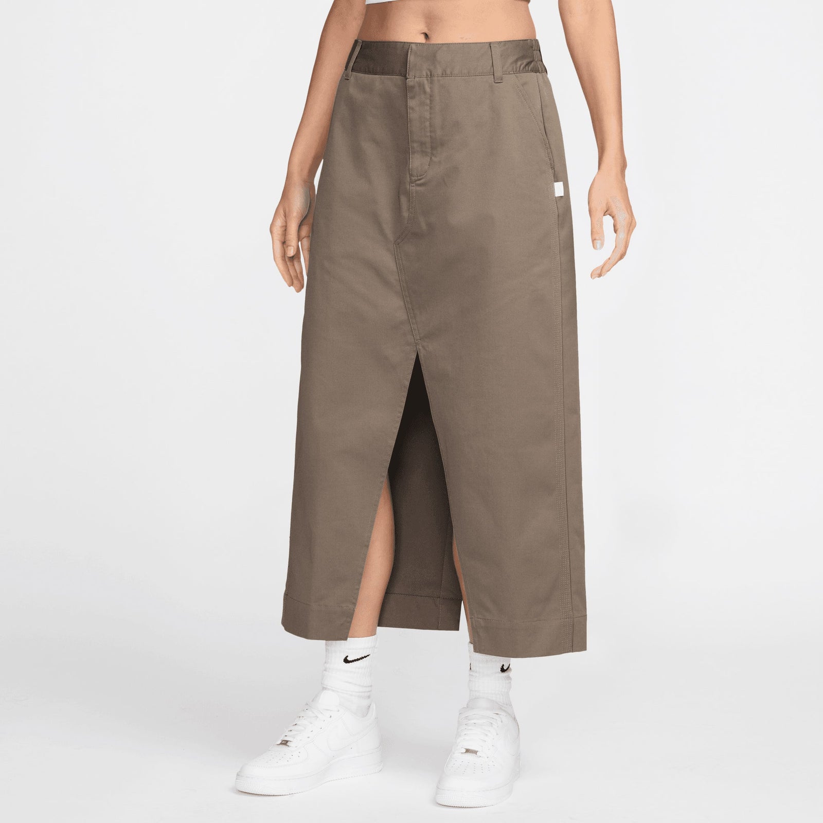 Jordan TWILL SKIRT { MINK BROWN/MINK BROWN