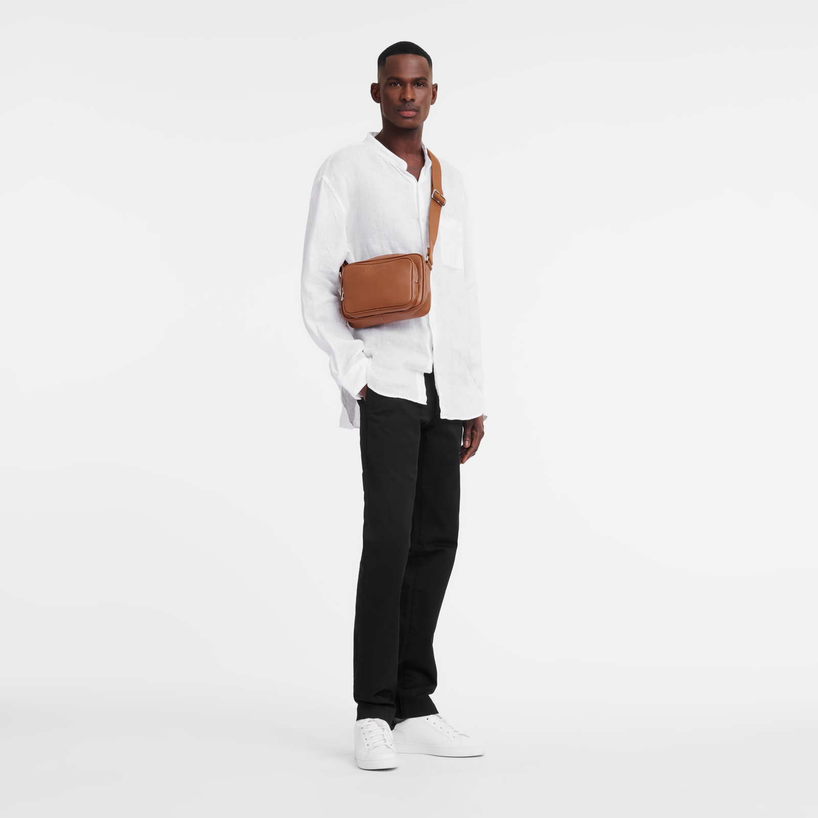Longchamp Le Foulonné S Camera bag Caramel
