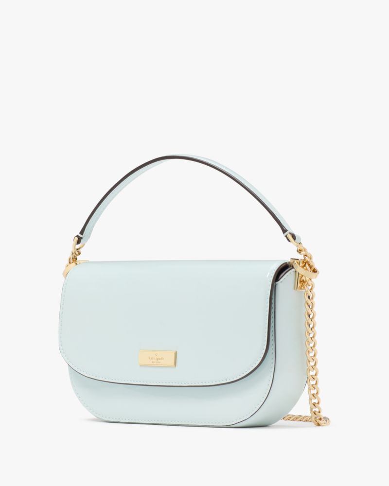 KateSpade Krista Patent Chain Crossbody Hazy Morning