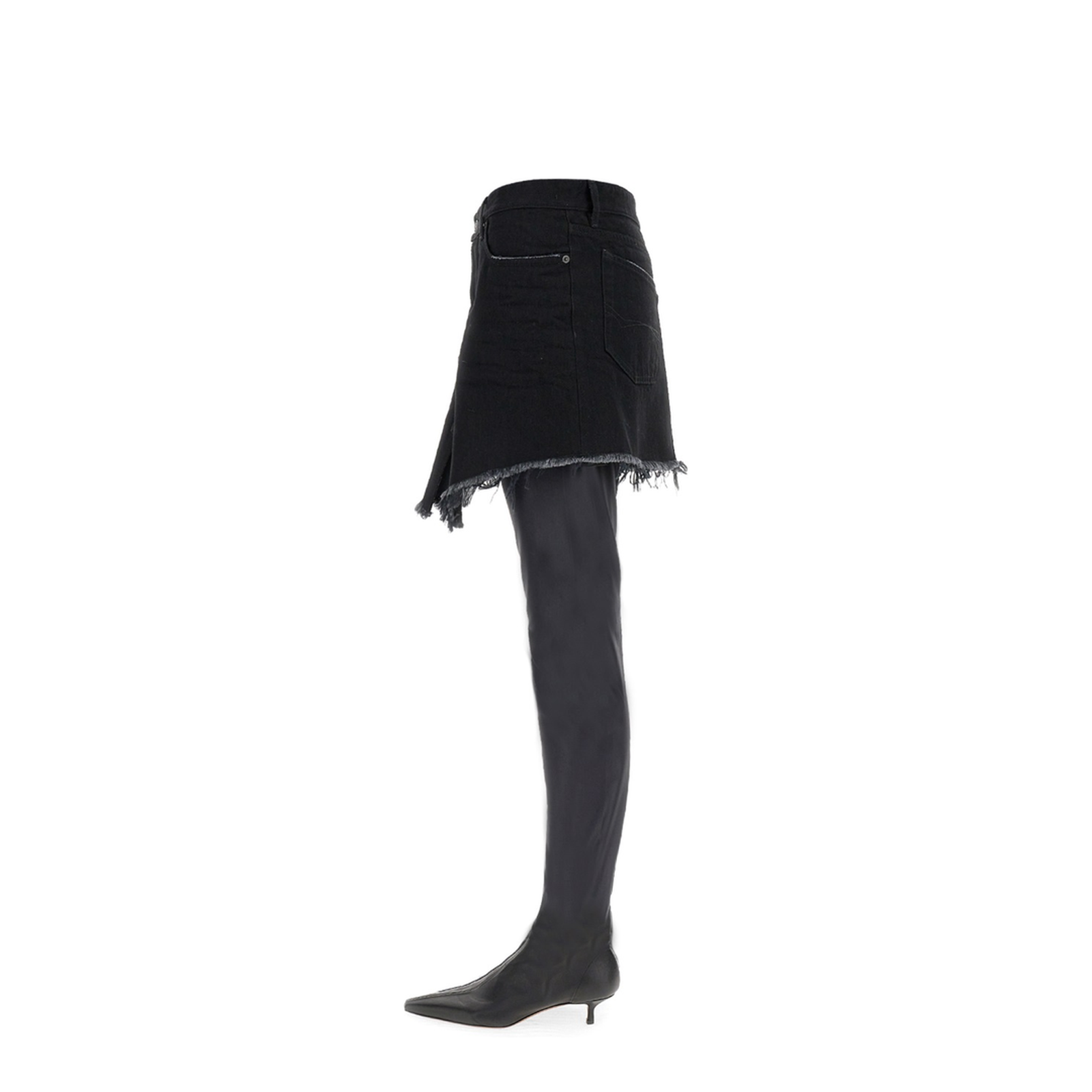 Mini Cut-Up Skirt