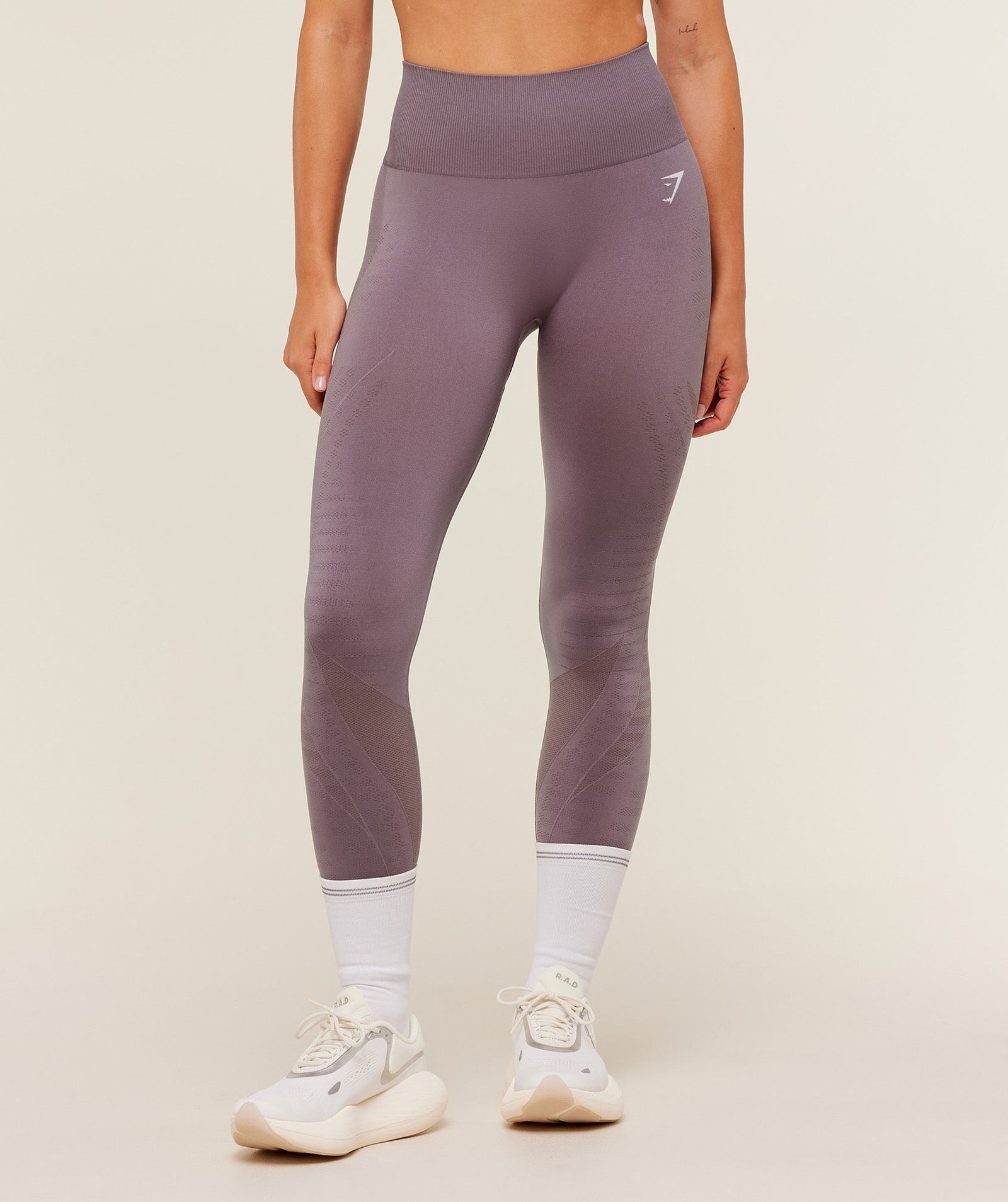 Women's Gymshark Running Seamless Leggings Dusk Purple