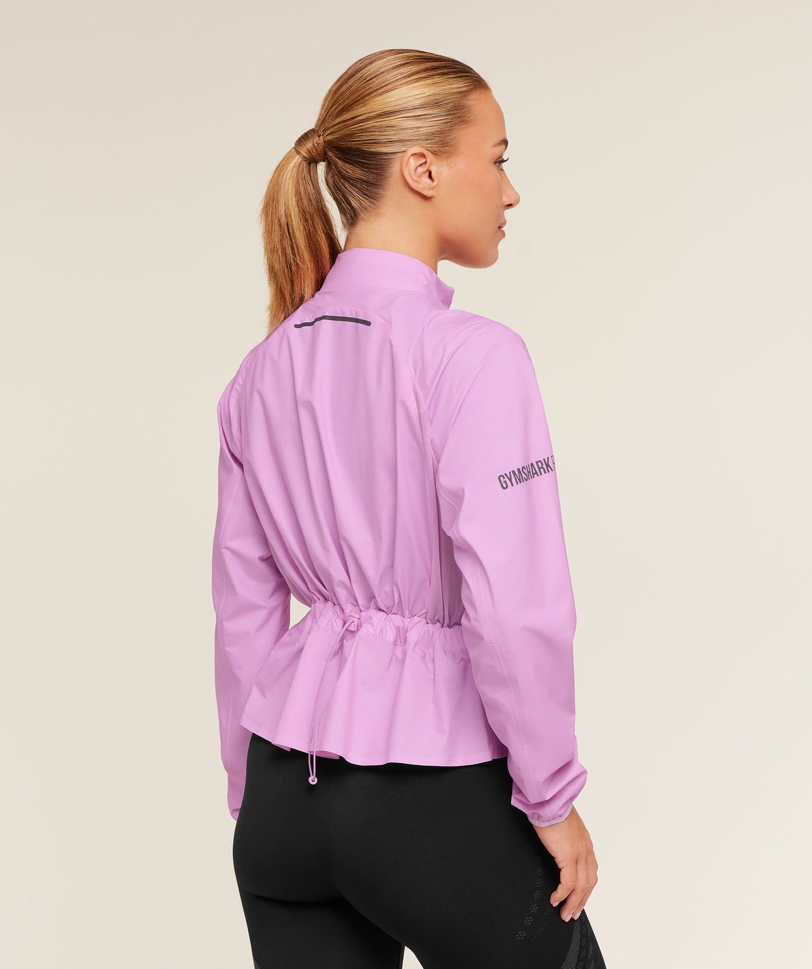 Women's Gymshark Running Elite Windproof Jacket Sour Pink