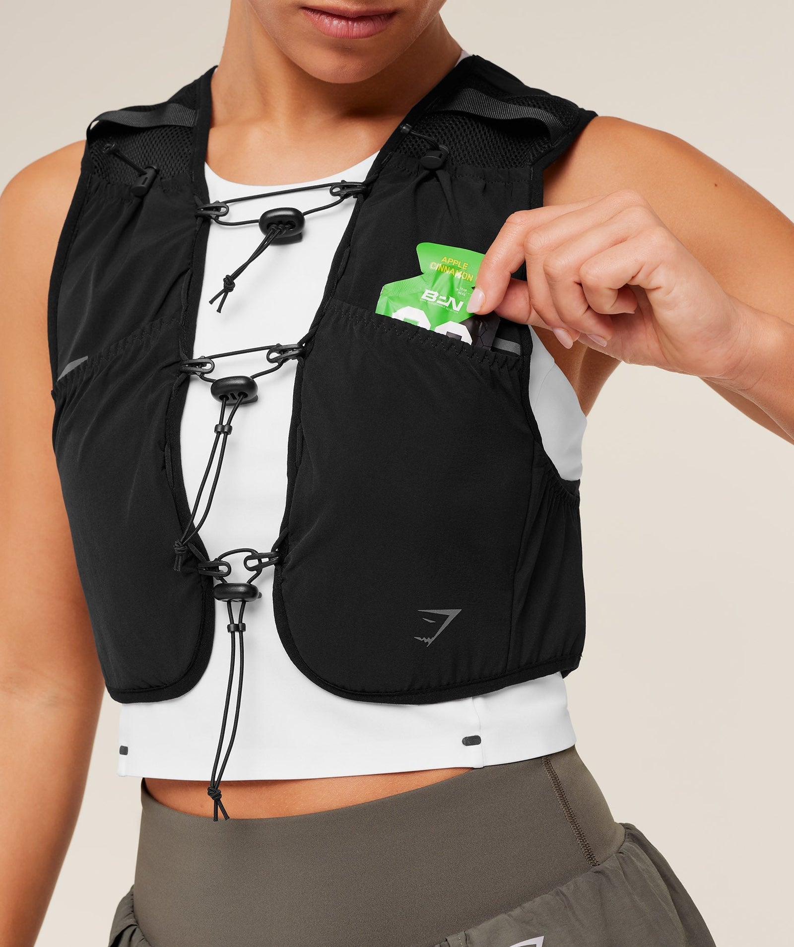 Women's Gymshark Running Elite Hydration Vest Black