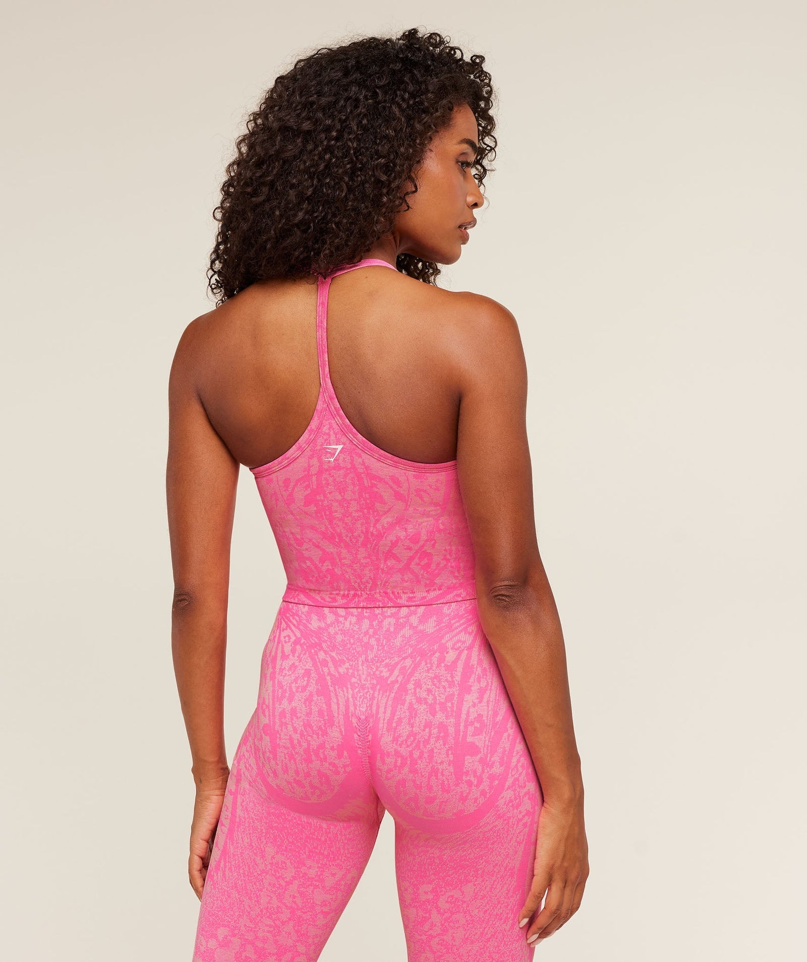 Women's Gymshark Adapt Animal X Whitney Tank Top With Shelf Electric Pink