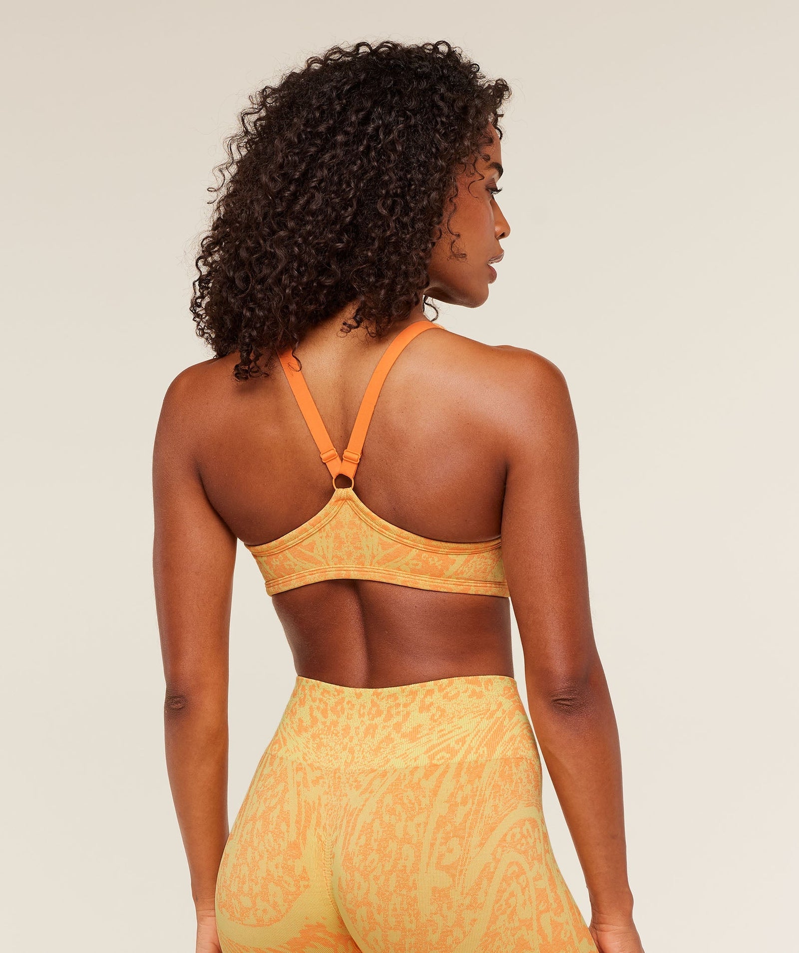 Women's Gymshark Adapt Animal X Whitney Sports Bra Sorbet Yellow