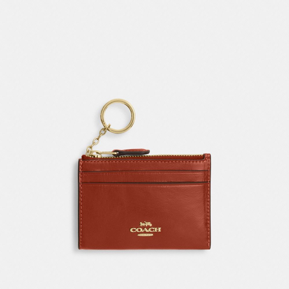 Coach Mini Skinny Id Case Im Cinnamon