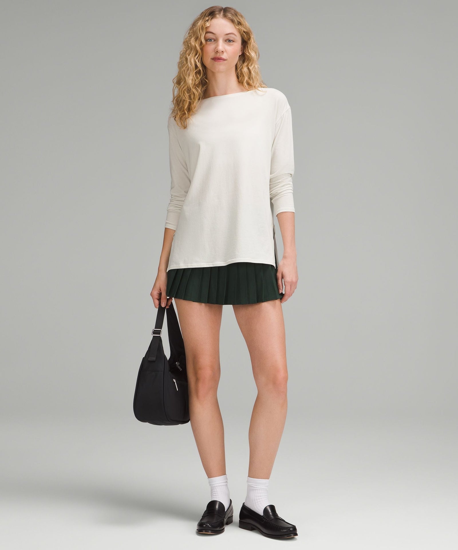 Lululemon Women's Relaxed-Fit Boatneck Long-Sleeve Shirt