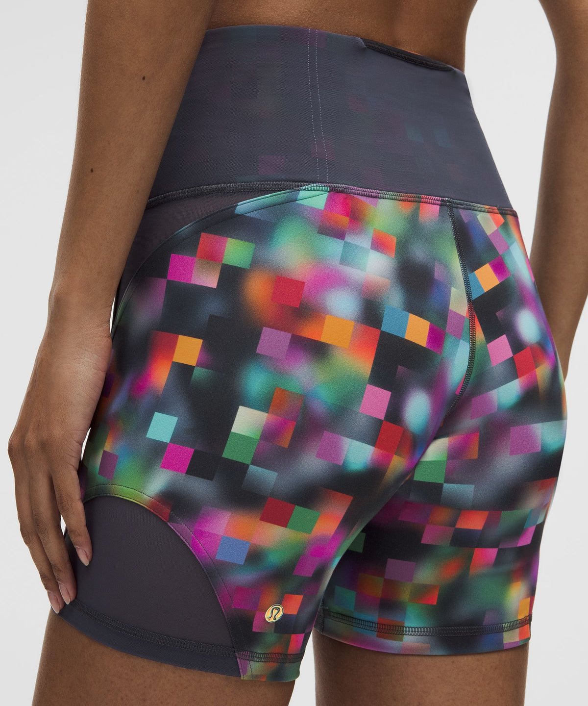 Lululemon Women's Wunder Train Mesh Panel High-Rise Short 6" *Pride