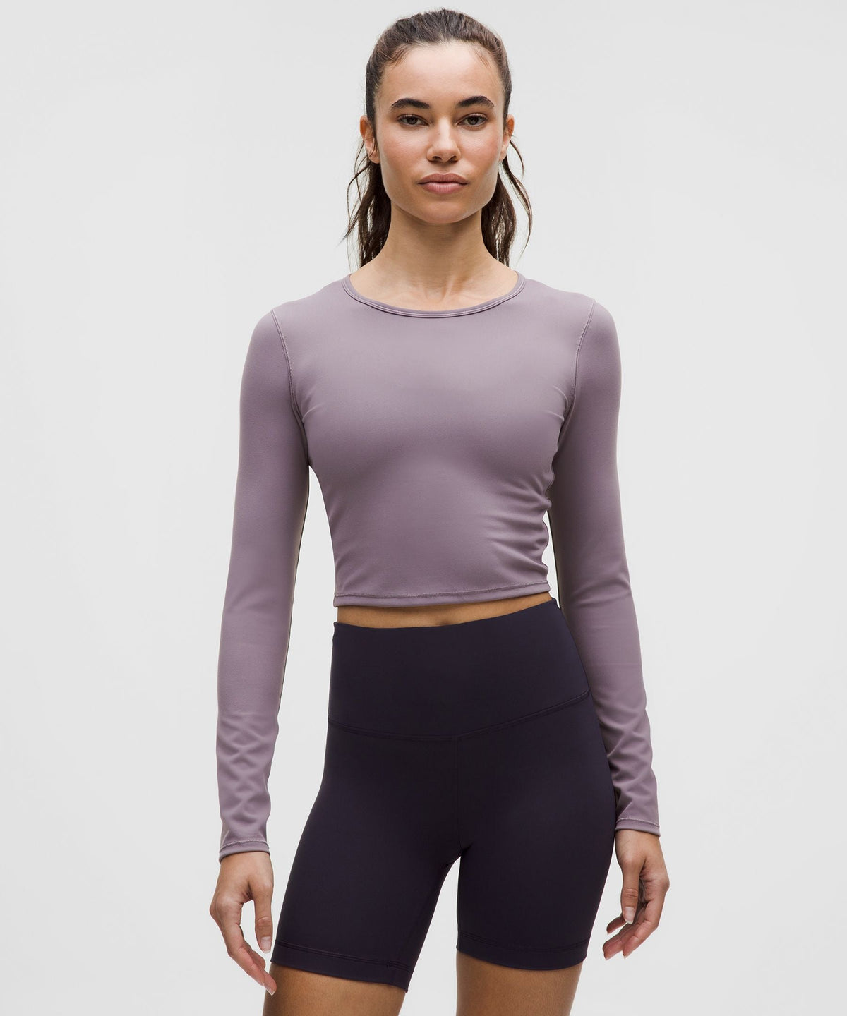 Lululemon Women's Wunder Train Cropped Long-Sleeve Shirt