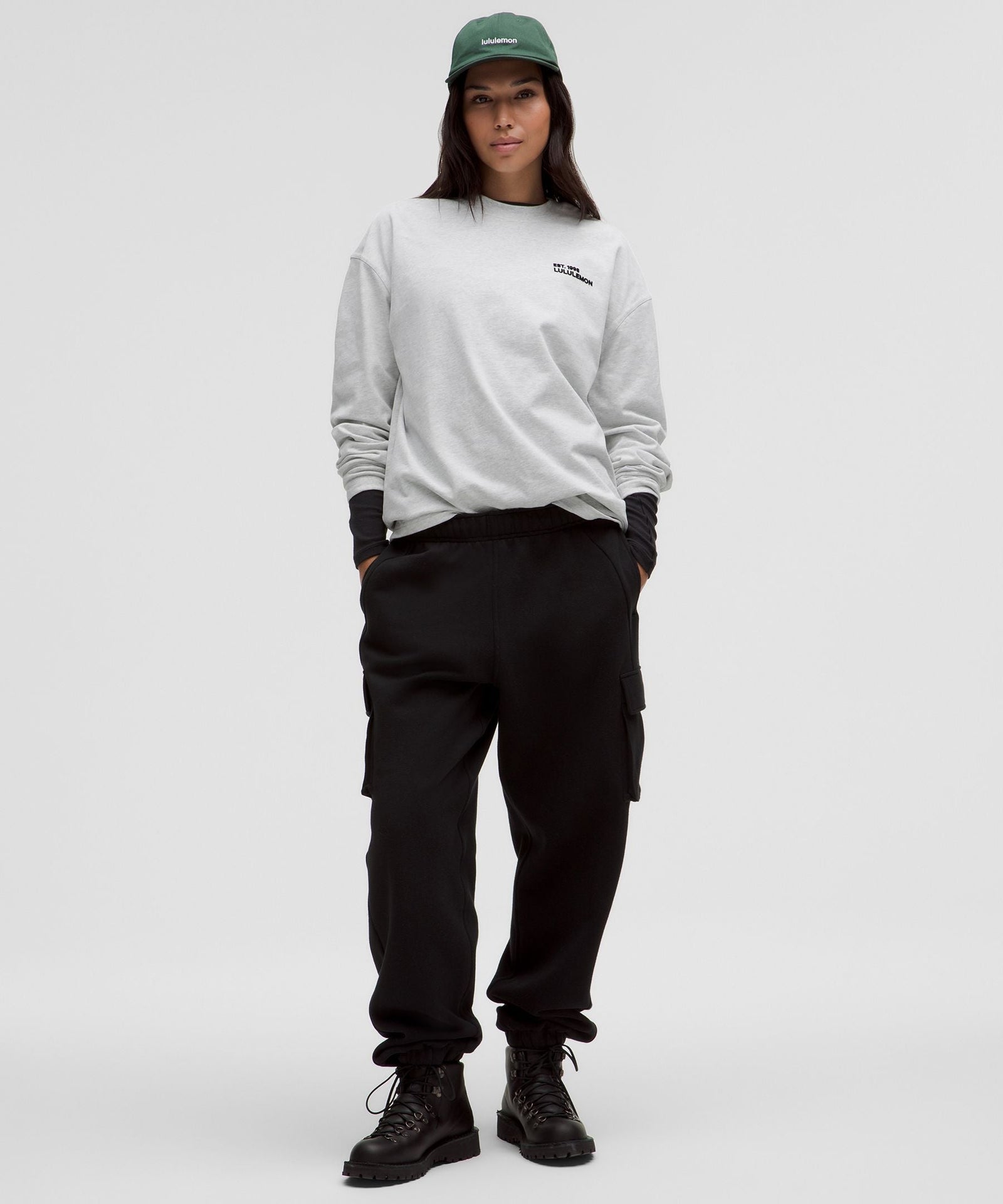 Lululemon Women's Heavyweight Cotton Crewneck Long-Sleeve Shirt