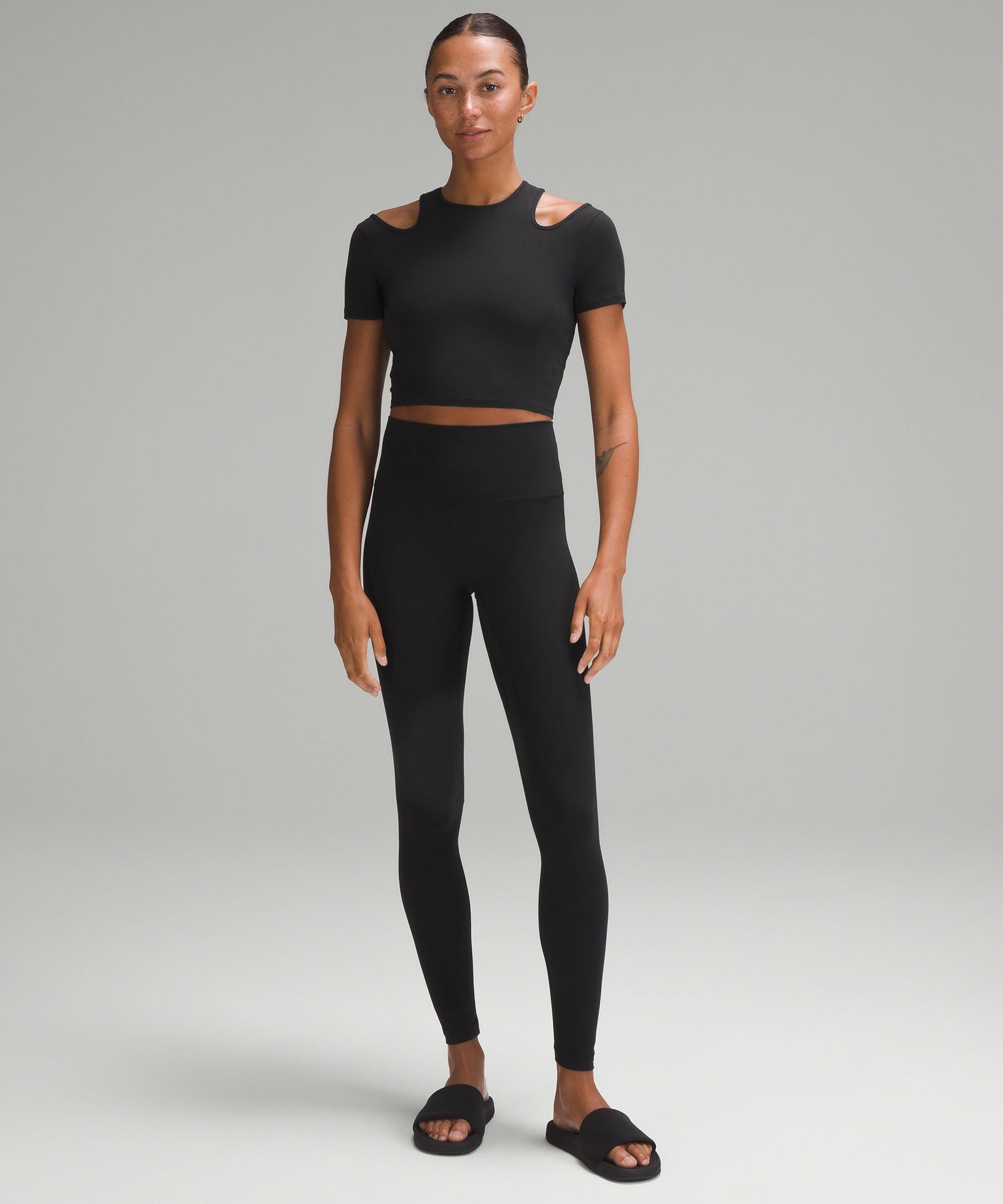 Lululemon Women's Shoulder Cut-Out Yoga T-Shirt