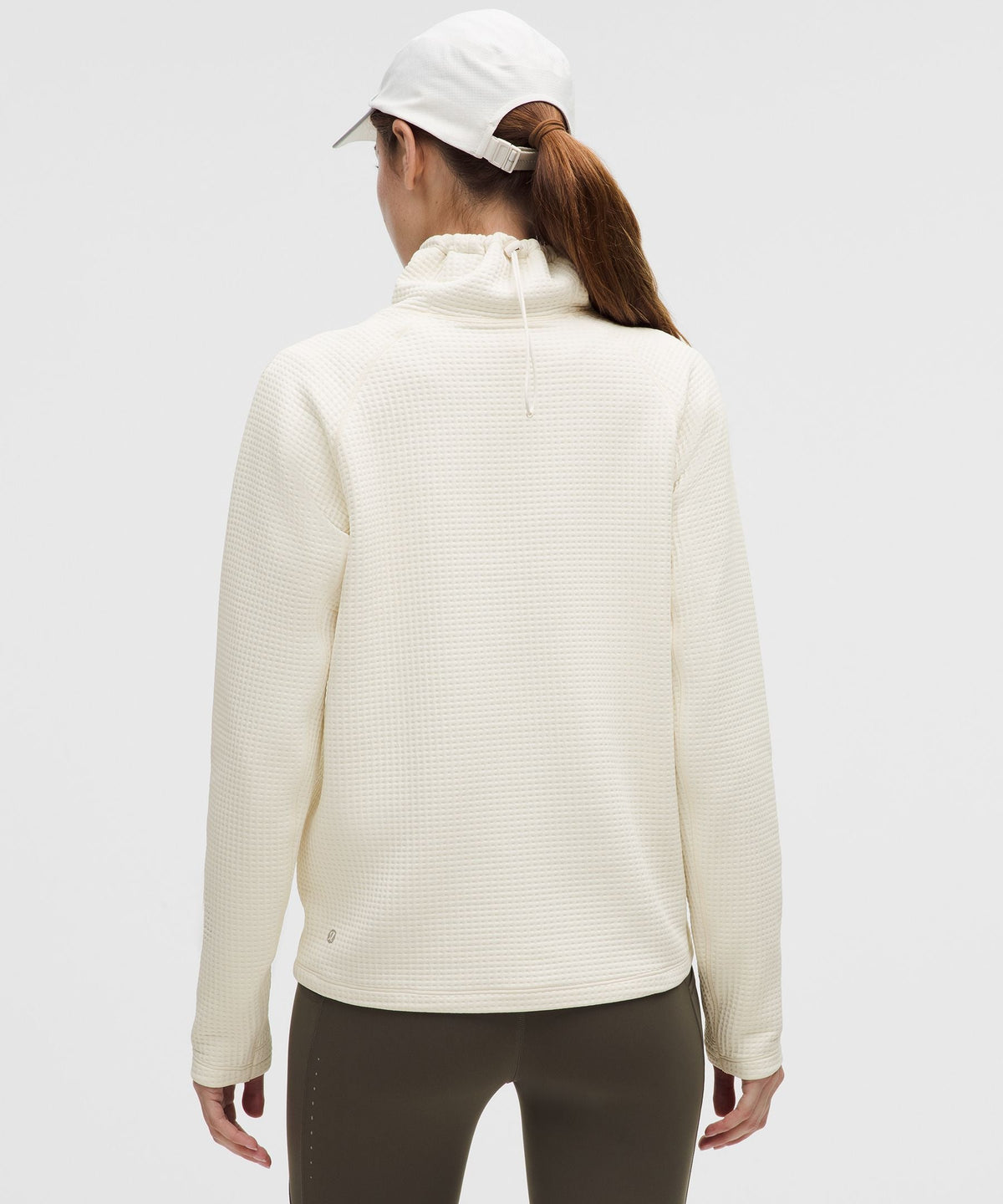 Lululemon Women's Waffle-Knit Funnel-Neck Long-Sleeve Shirt
