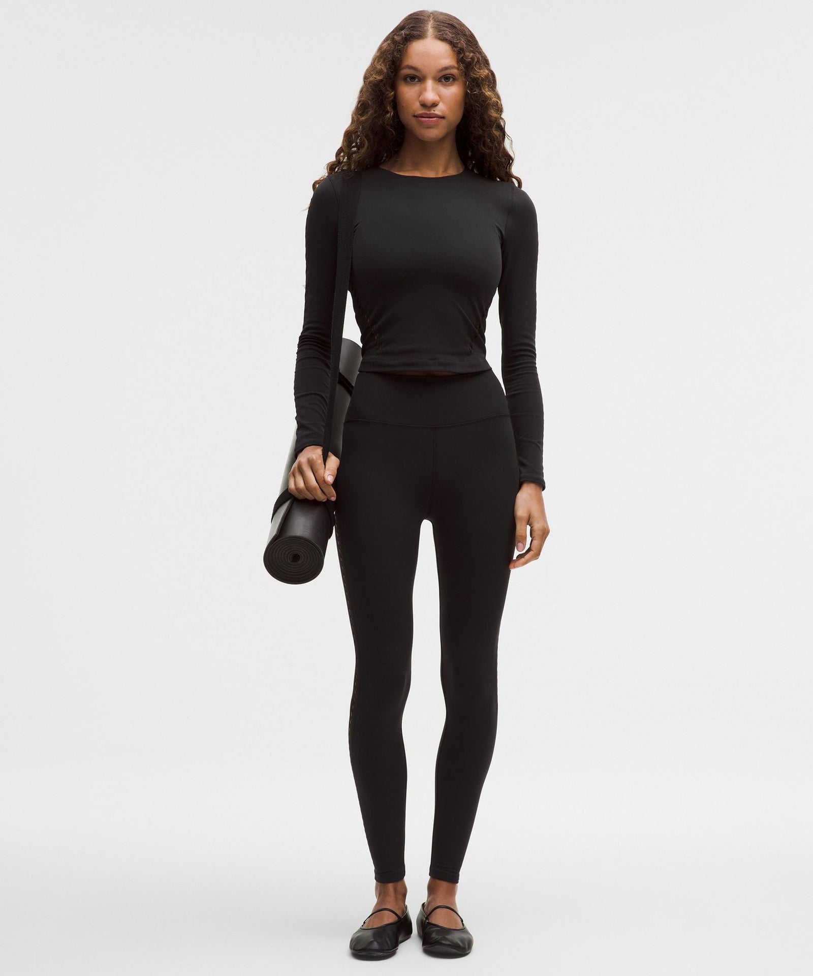 Lululemon Women's RevealKnit Eyelet Crewneck Long-Sleeve Shirt