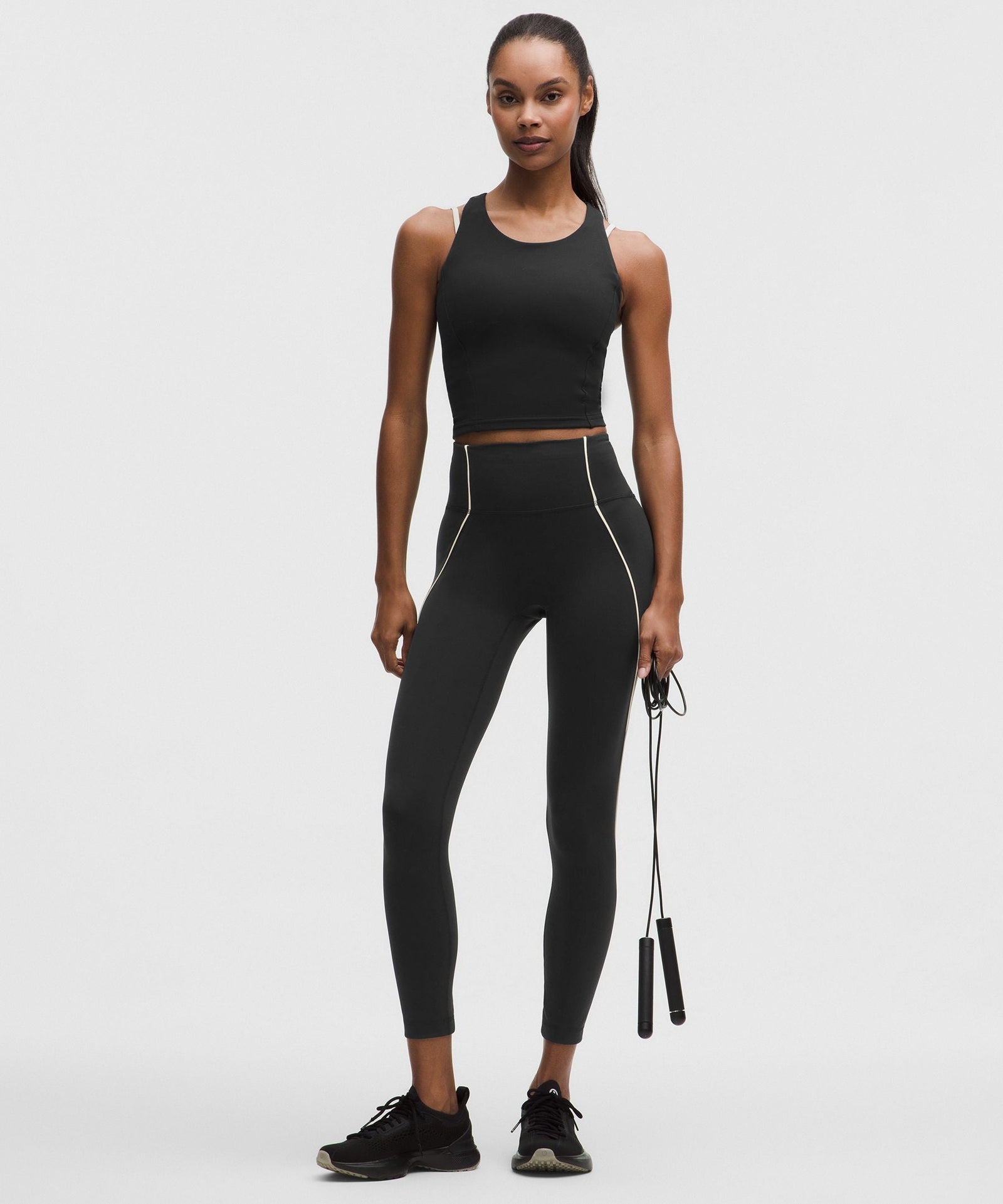 Lululemon Women's Wunder Train No-Line Piped High-Rise Tight 25"