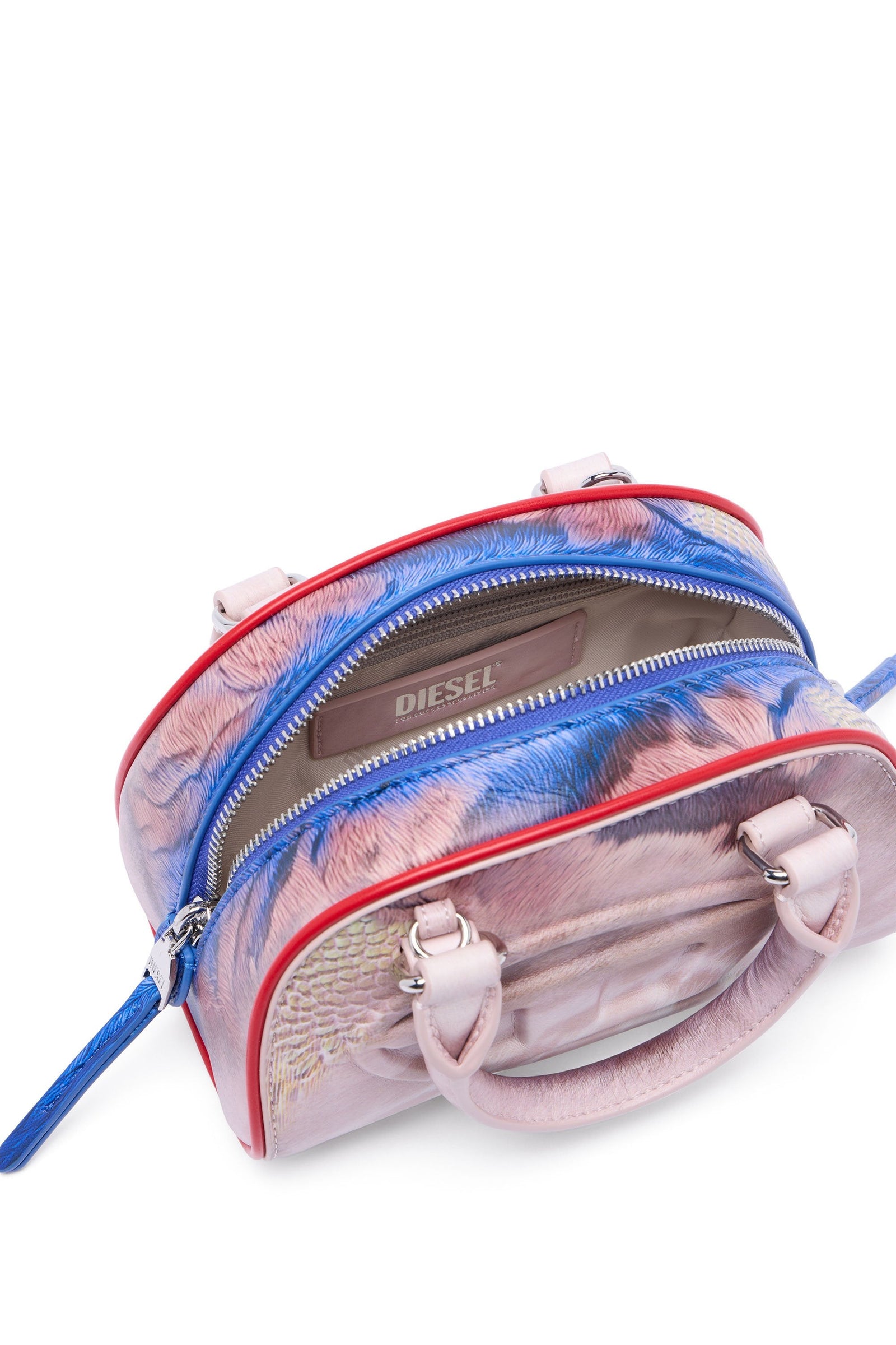 Diesel 1Dr Dome Crossbody Pink/Blue