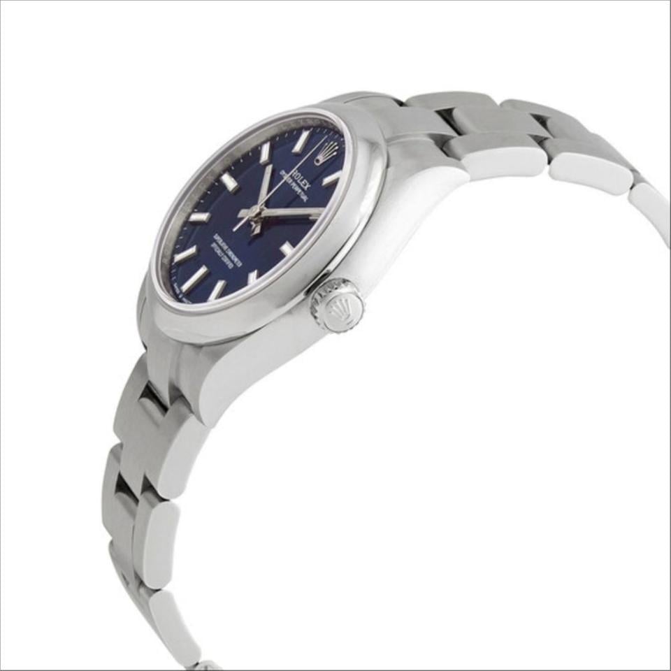 Rolex Oyster Perpetual 31mm Blue Dial Oyster Stainless Steel Women's Watch 277200-0003 Full Complete Set
