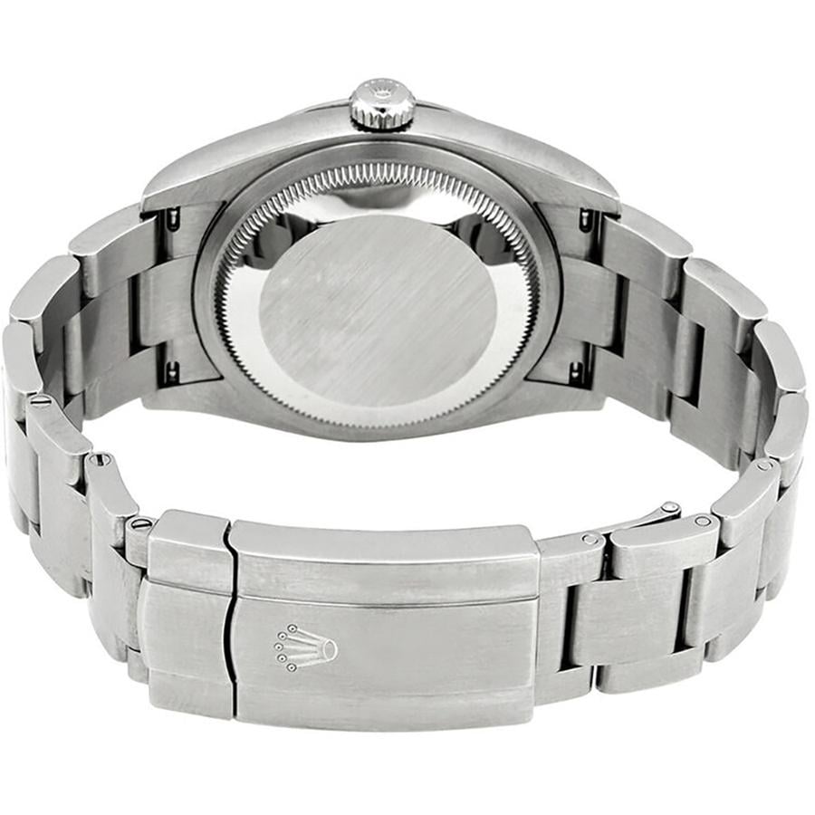 Rolex Oyster Perpetual Silver Dial Gold Accent 36mm Stainless Steel Women's Watch 126000-0001 Full Complete Set