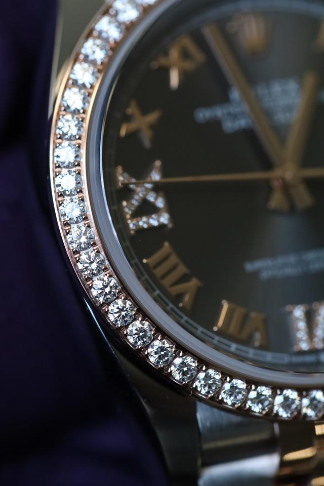 Rolex NEW Ladies Datejust 36 Diamond Bezel 6&9