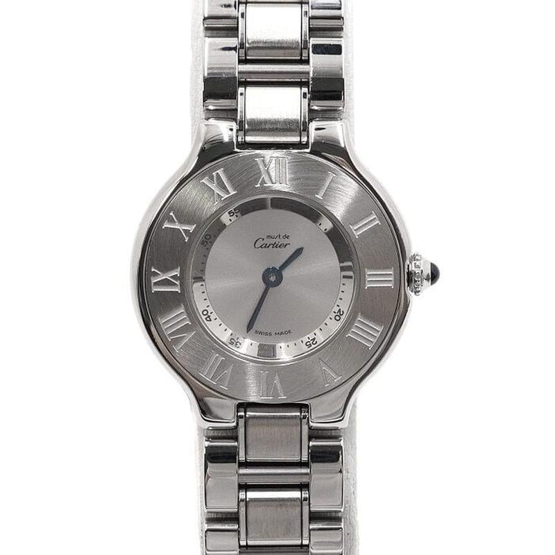 Cartier 21 Must de Cartier Small Women's Watch W10109 T2 28mm
