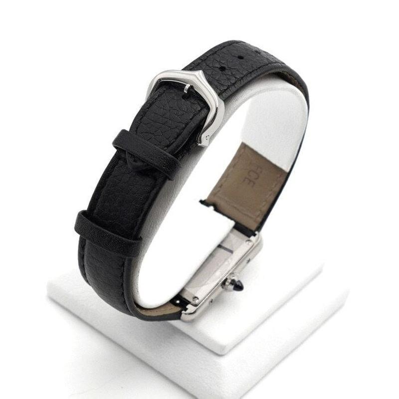 Cartier Tank Must Small Quartz Leather Band Women's Watch AA56344