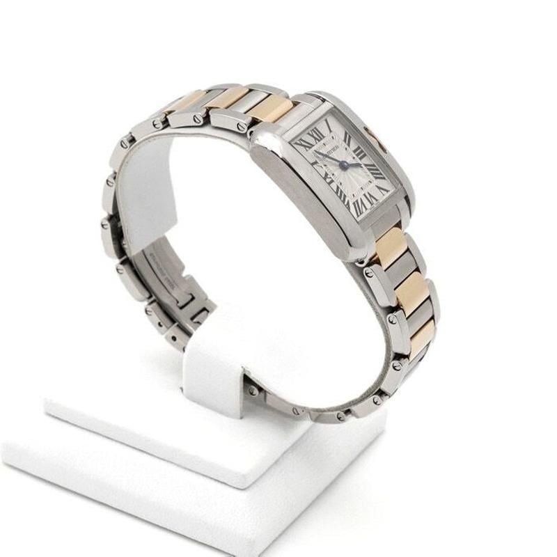 Cartier Tank Anglaise18 K Gold Combination Tank Anglaise Small Quartz Women's Watch W5310046