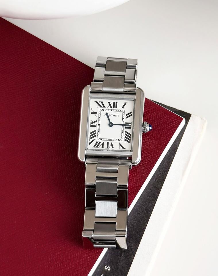 Cartier Tank Solo Steel SM Size Women's Watch