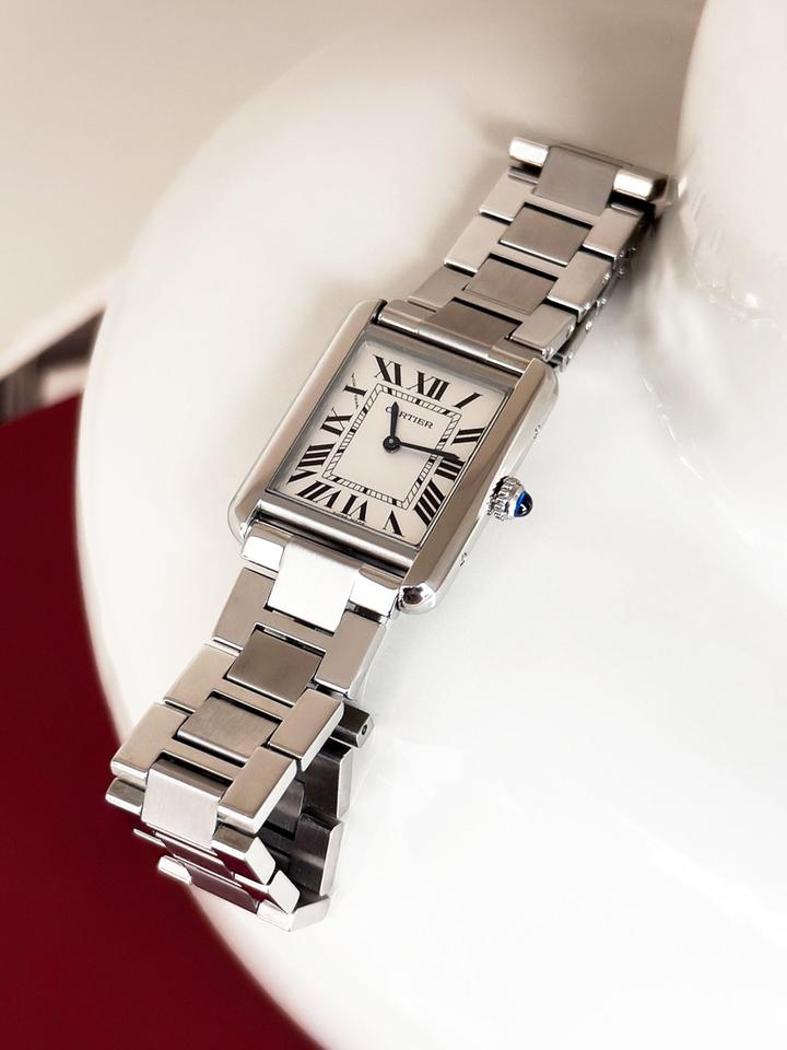 Cartier Tank Solo Steel SM Size Women's Watch