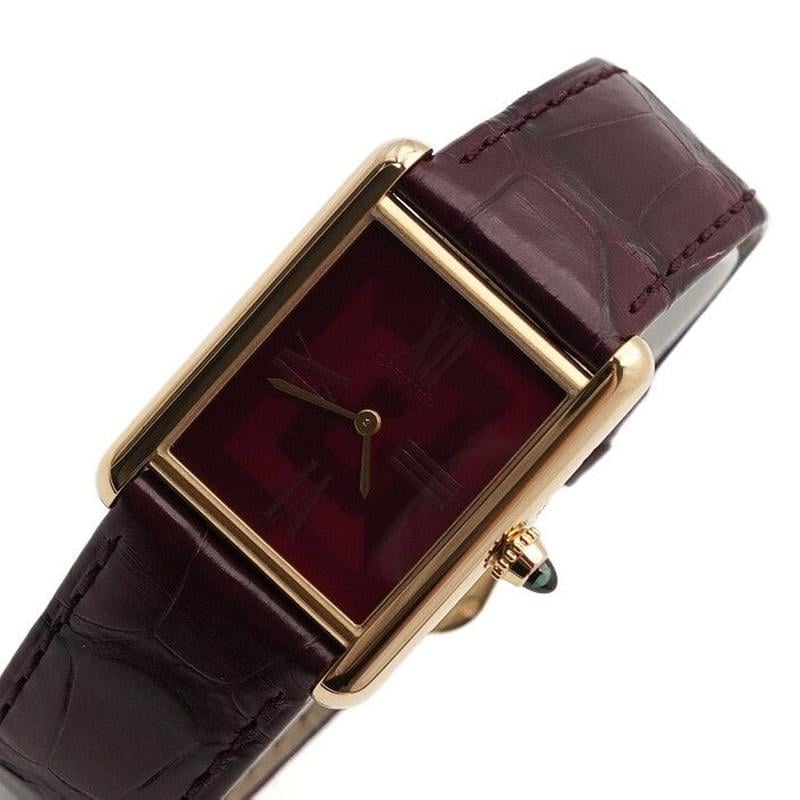 Cartier Leather Band Manual Women's Watch aa54890