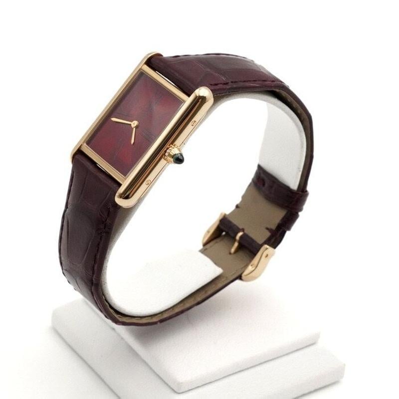 Cartier Leather Band Manual Women's Watch aa54890