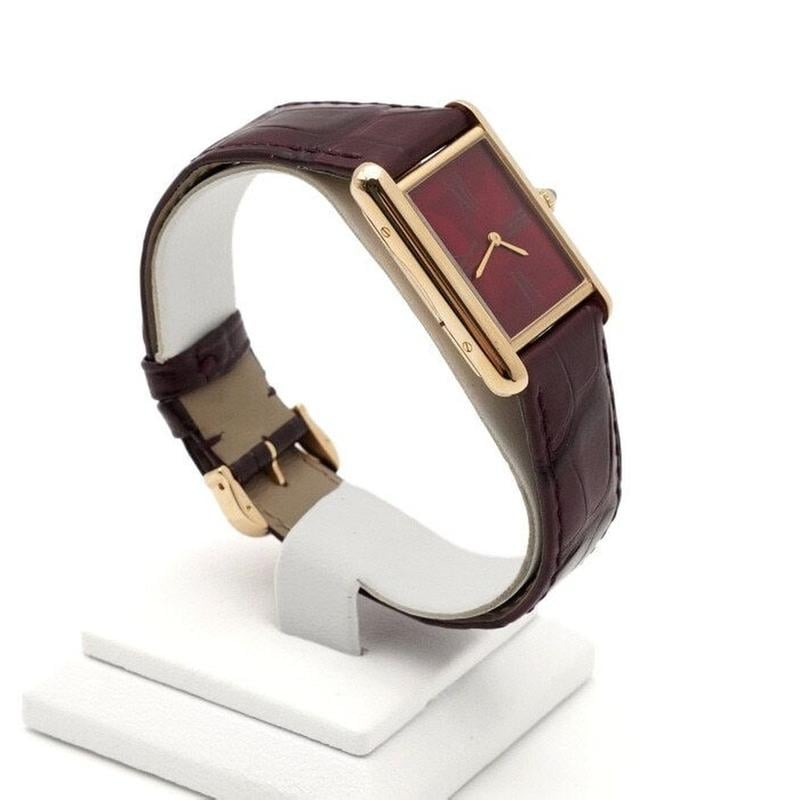 Cartier Leather Band Manual Women's Watch aa54890