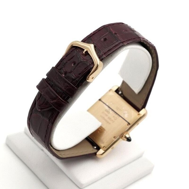 Cartier Leather Band Manual Women's Watch aa54890
