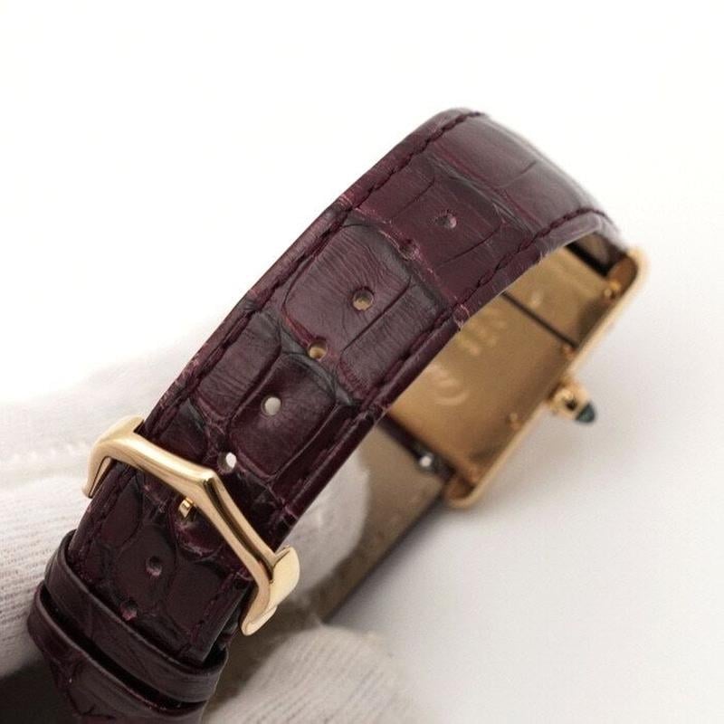 Cartier Leather Band Manual Women's Watch aa54890