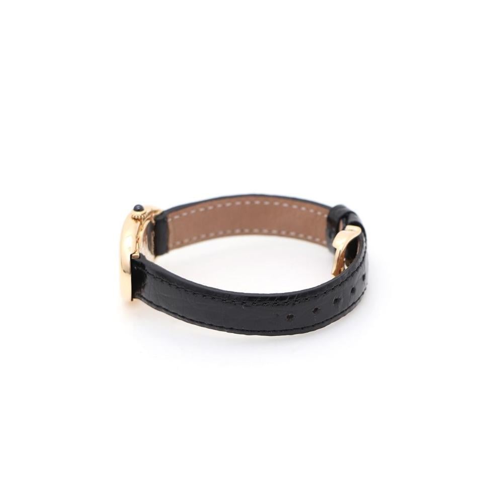 Cartier Yellow Gold Benoit Leather Band Women's Watch 42828996