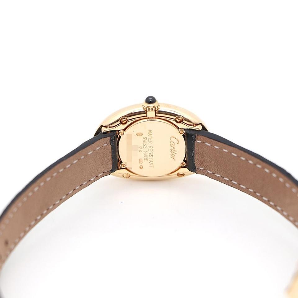 Cartier Yellow Gold Benoit Leather Band Women's Watch 42828996