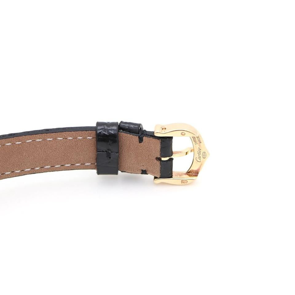 Cartier Yellow Gold Benoit Leather Band Women's Watch 42828996